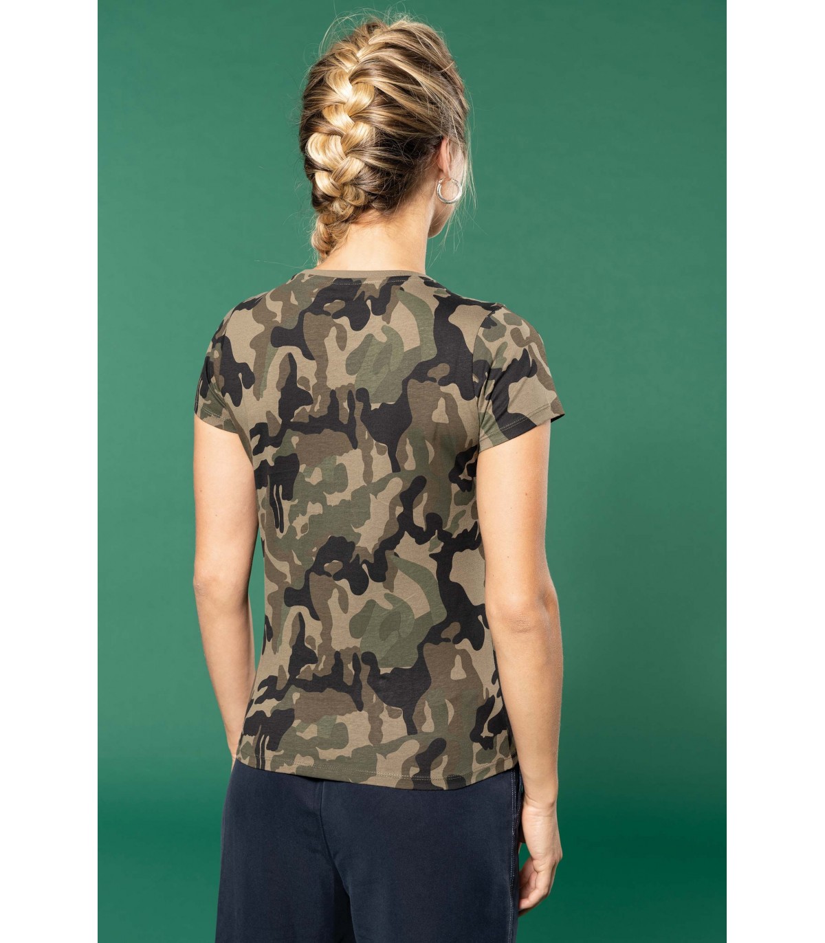 Camouflage shirt dames sale