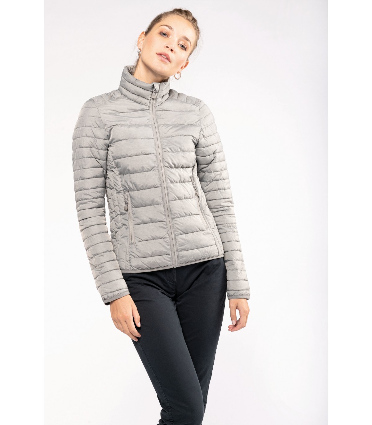 Grey lightweight hot sale padded jacket