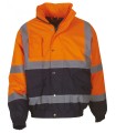 Signalisatie 2-kleurig bomberjack orange - navy