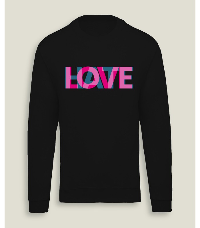 love hate sweatshirt