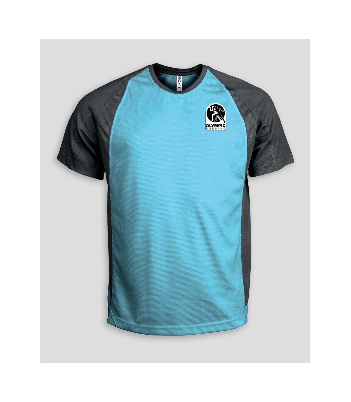 T-shirt sport - Running - Homme - PROACT - bleu - 100% polyester